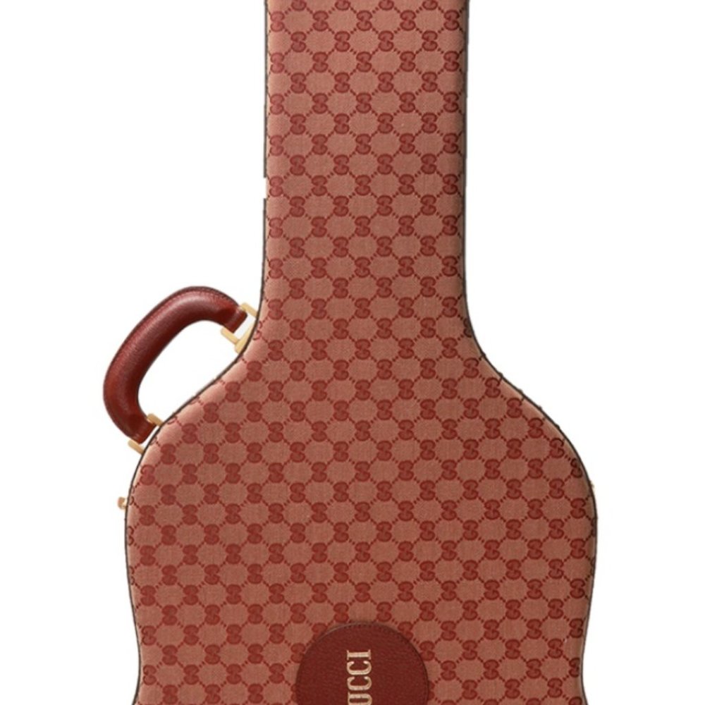 Gucci Collectors GG Original Canvas Monogram Guitar Travel Case - Picture 4 of 6